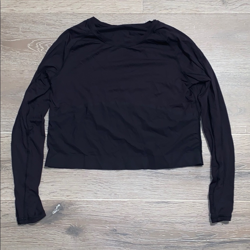 navy Lulu lemon running top